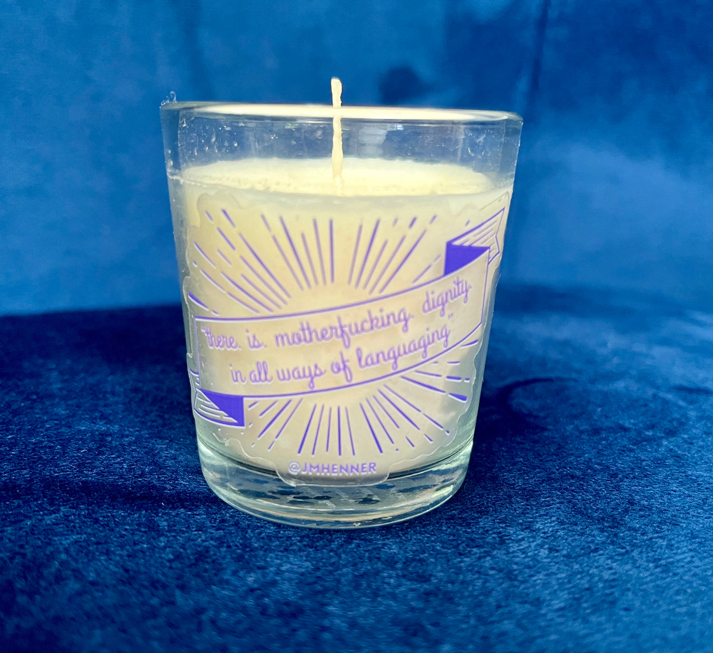 anniversary "dignity" quote sticker - LARGE