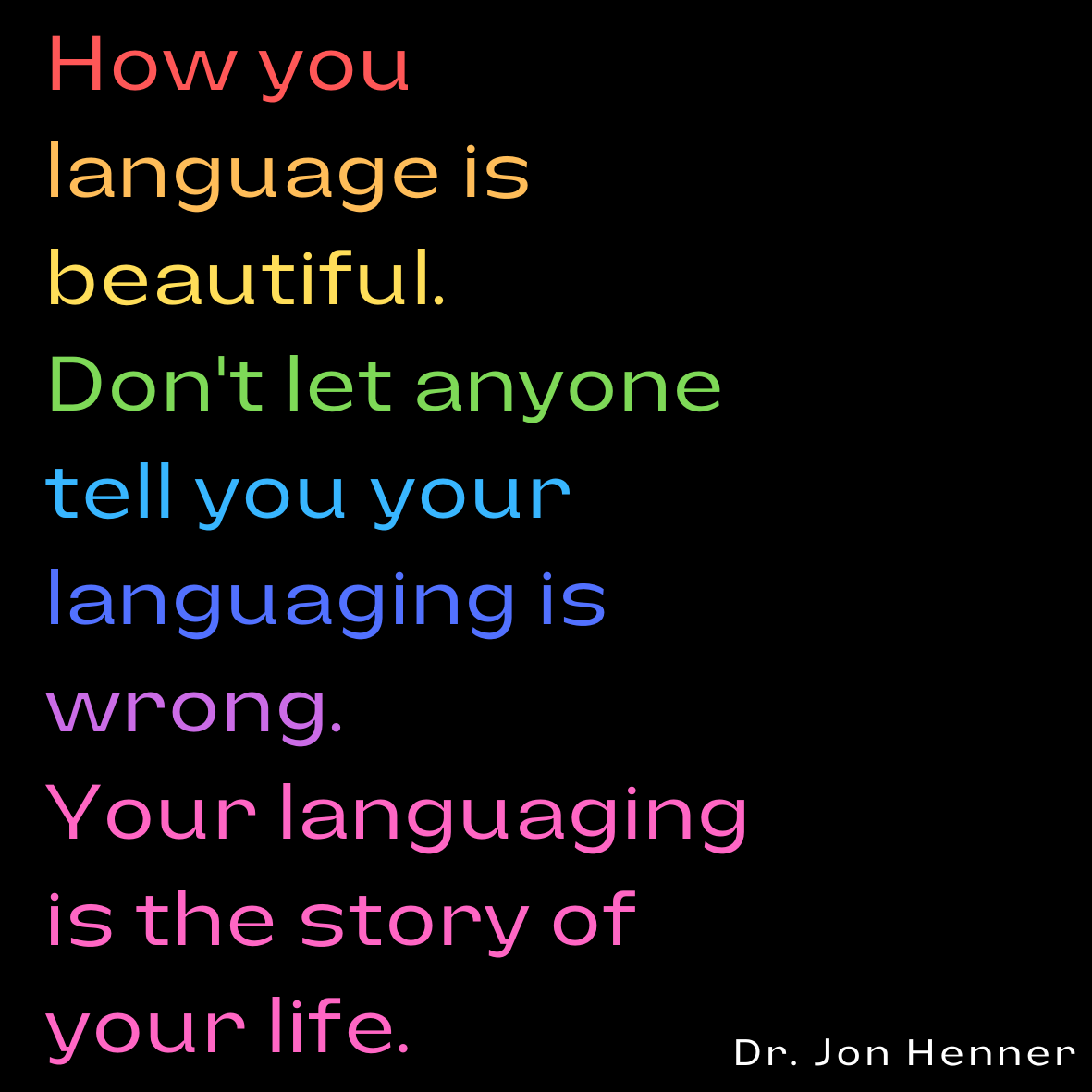 "how you language is beautiful" magnet